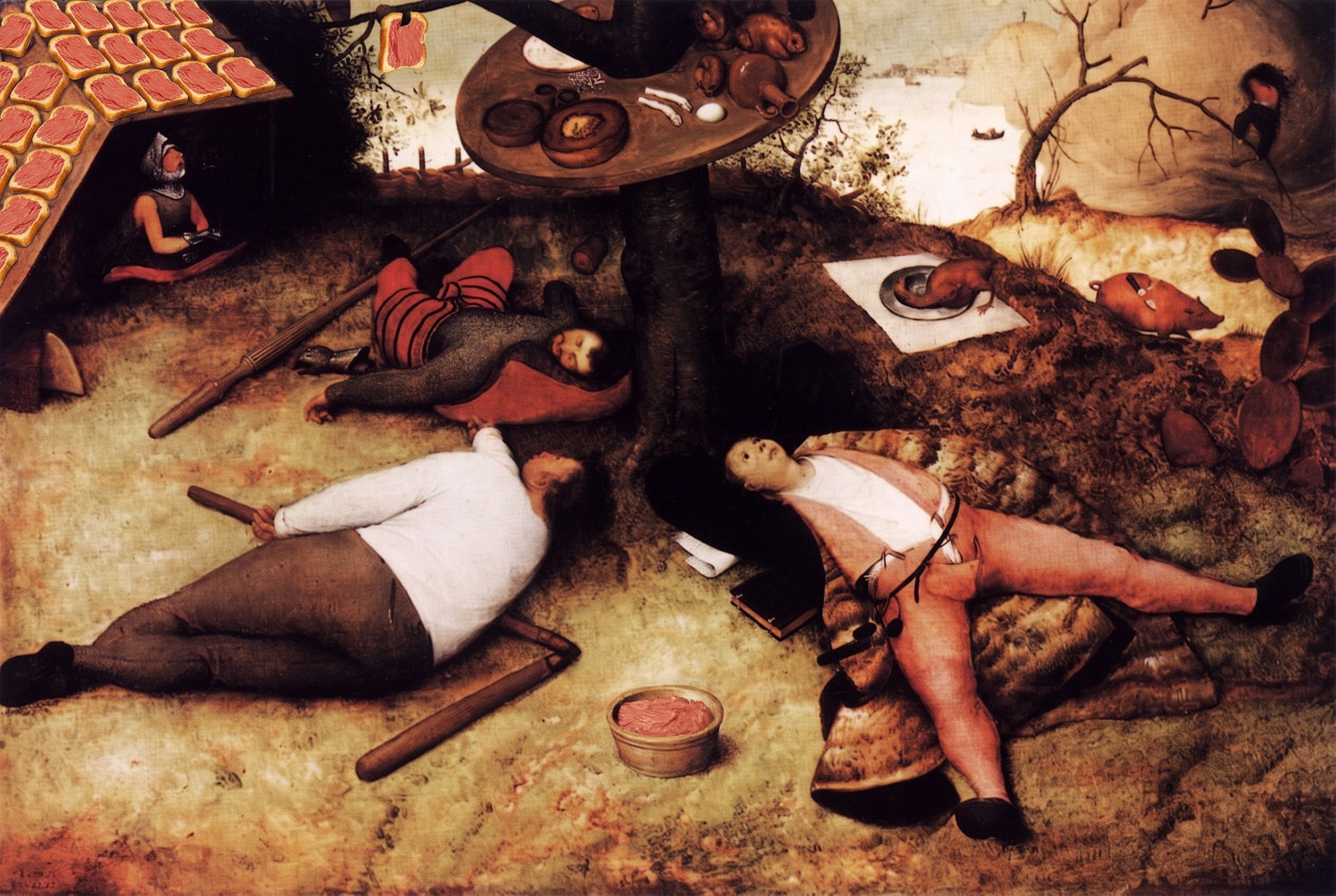 Luilekkerland, naar Pieter Bruegel de Oude, 1567